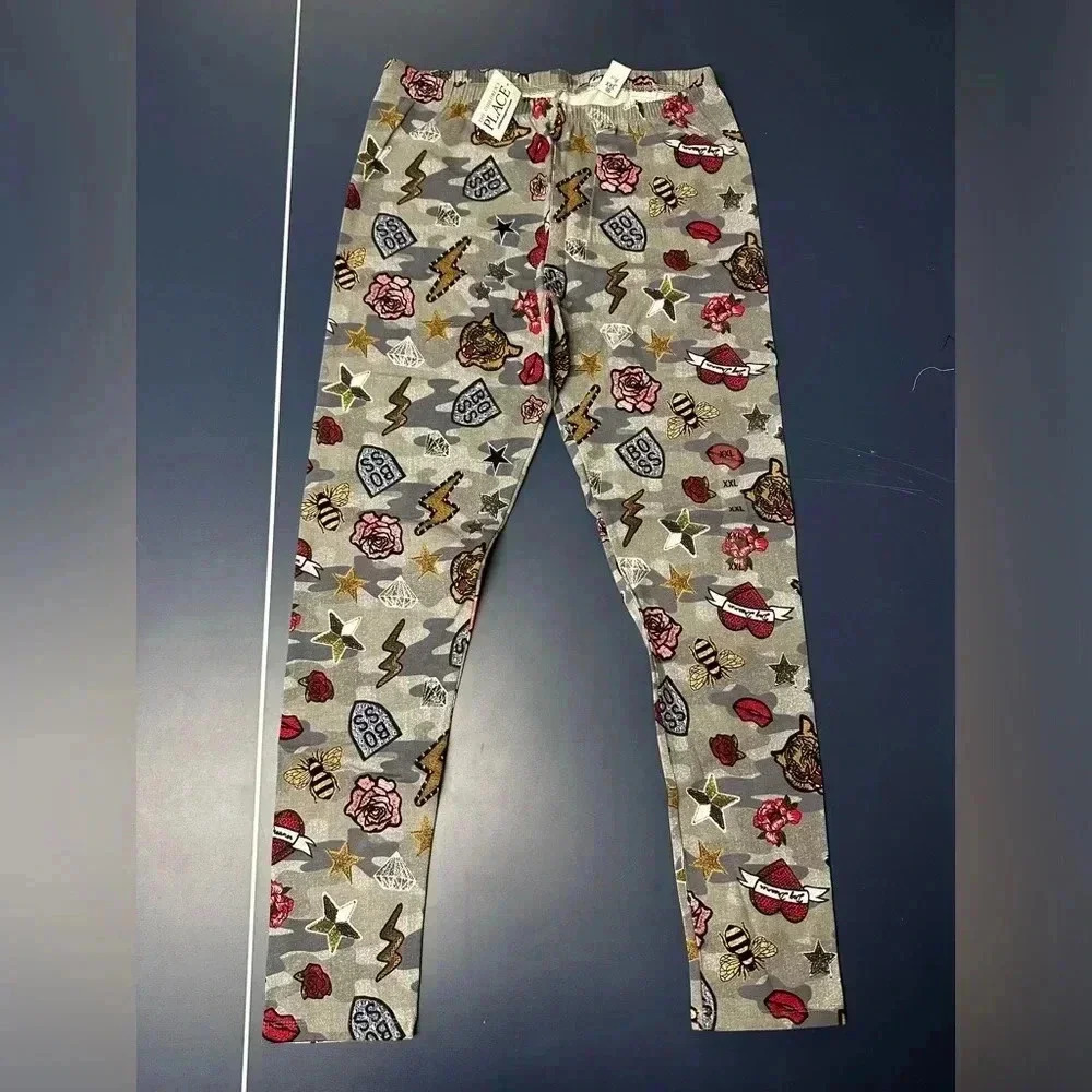 The Children’s Place Girls Leggings With Designs size XXL (16)